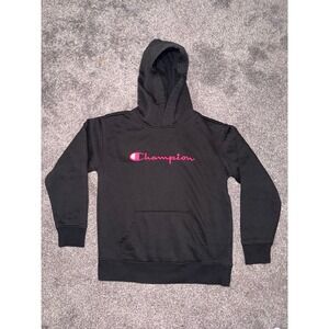 Champion‎ Youth Girls Black & Pink Hoodie